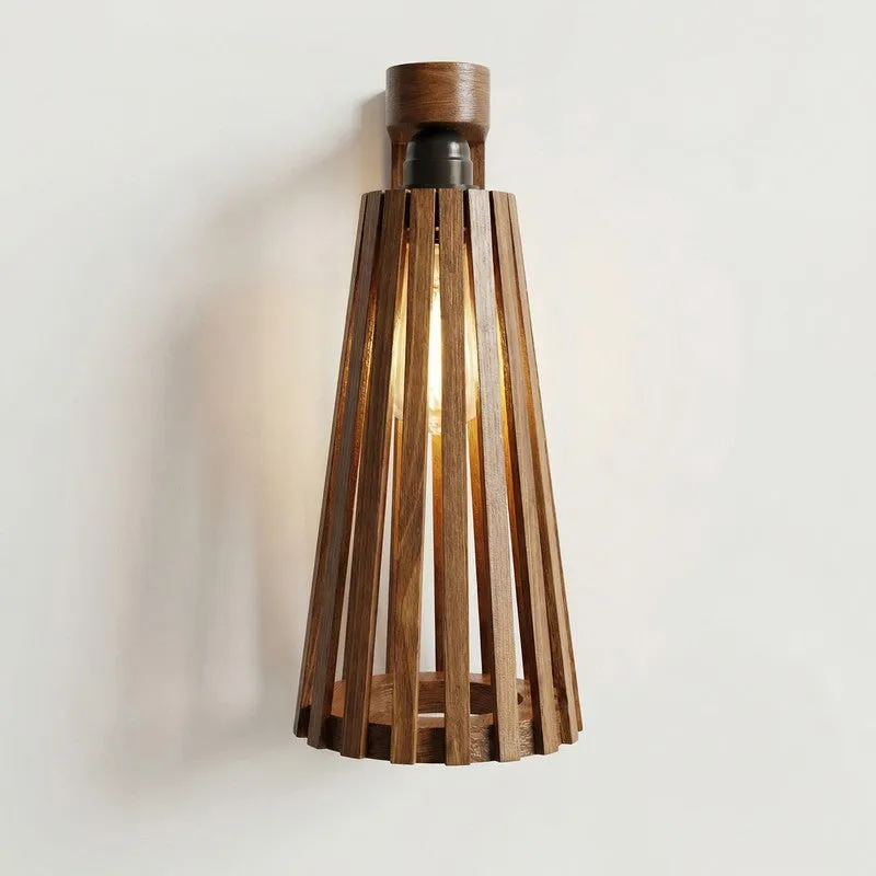 Radiaro  Cone Wooden Wall Lamp media 4