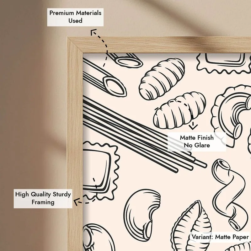 CulinaryDoodle Archival Canvas Wall Art - Brown media 8
