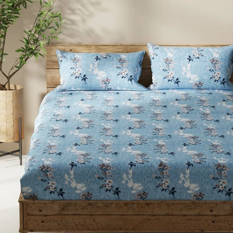 Ulrix Bedsheet (Blue) - 115 GSM media 4