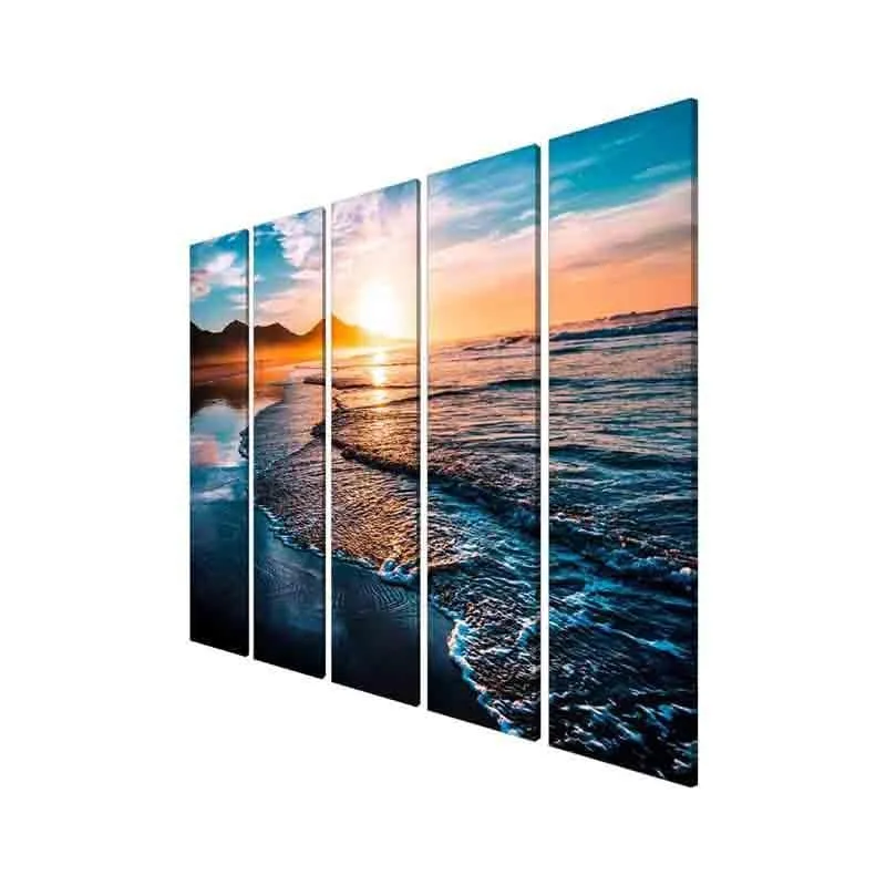 Waves Wall Art - Set of Five media 6