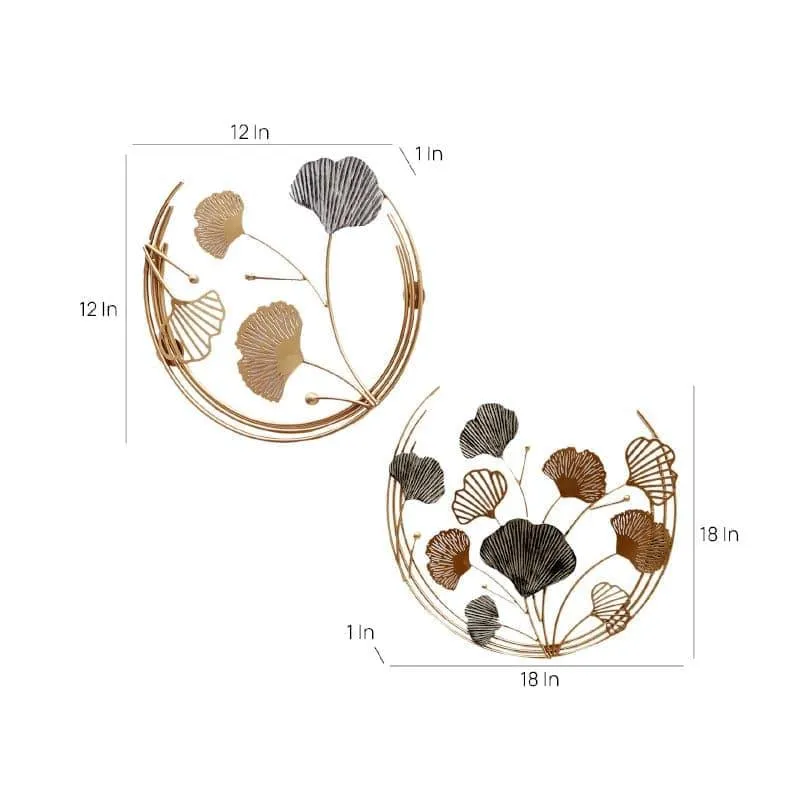 Verdant Veil Iron Wall Accent - Set Of Two media 4