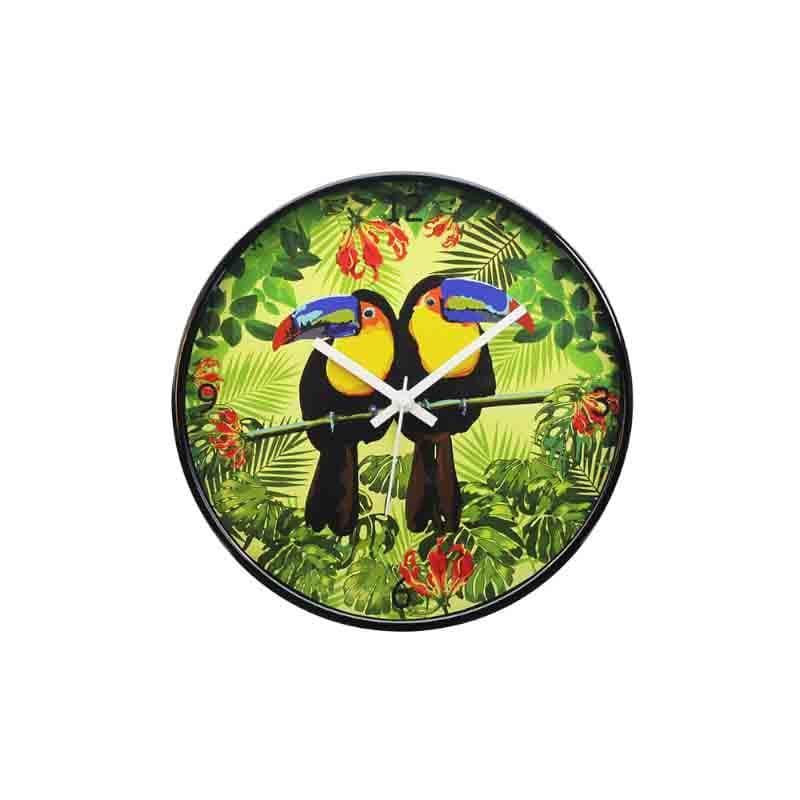Tropical Toucan Wall Clock media 3