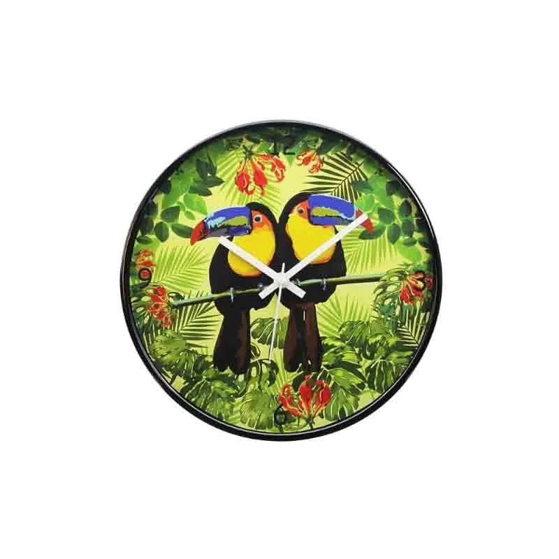 Tropical Toucan Wall Clock media 3