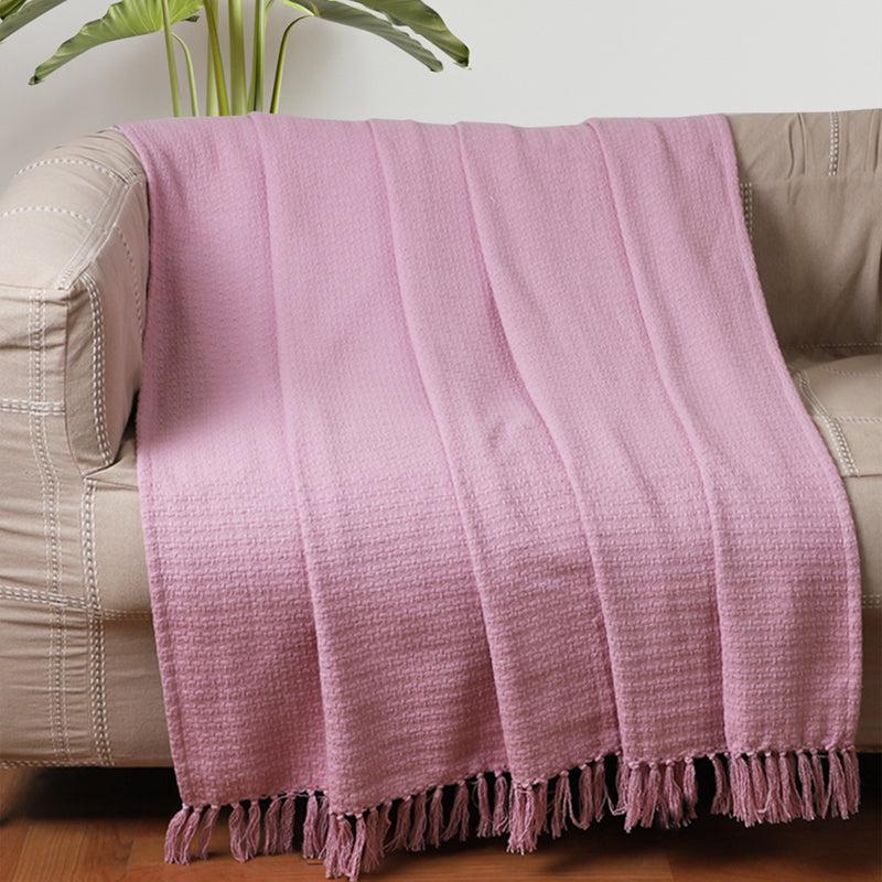 Lattice Luxe Knitted Cotton Throw