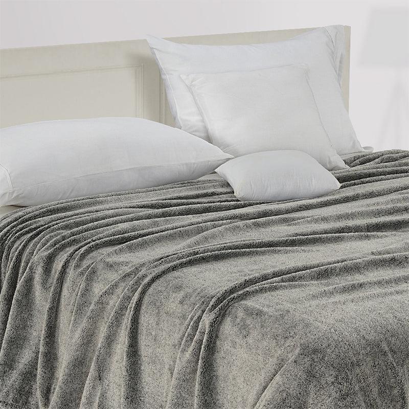 Swayam Molly Solid Blanket (Grey) - 240 GSM media 5