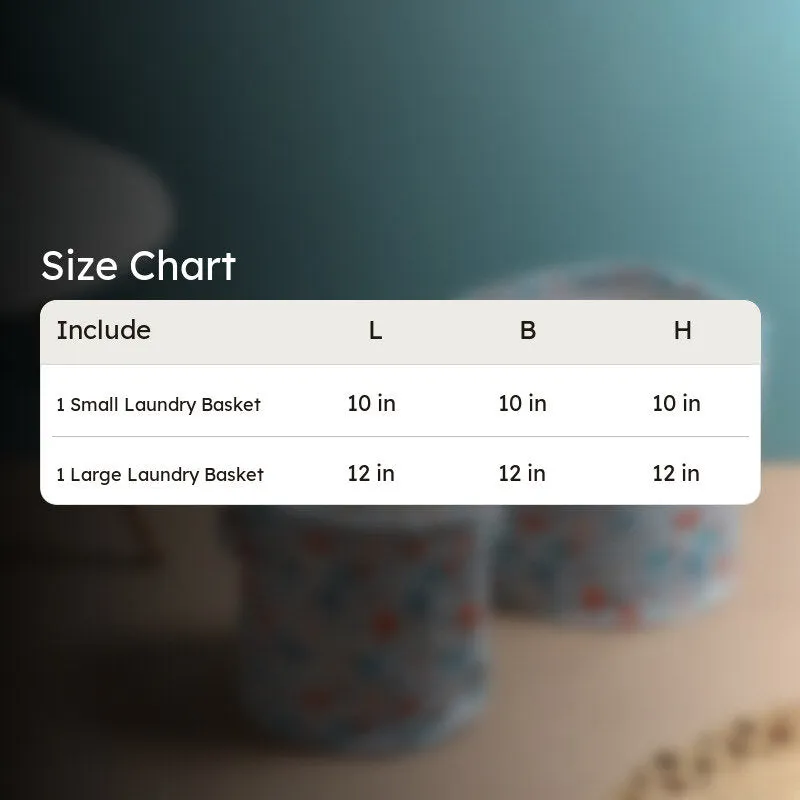 Space Manage Laundry Basket - Set Of Two media 6
