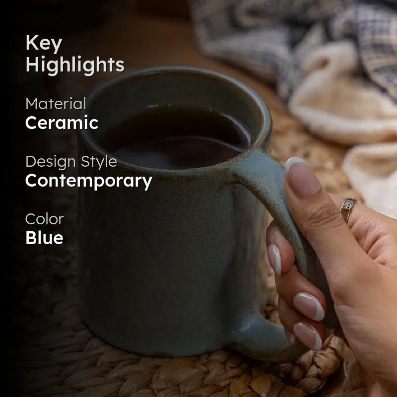 Cyraa By YFL Home Terra Ceramic Coffee Mug (400 mL) media 2