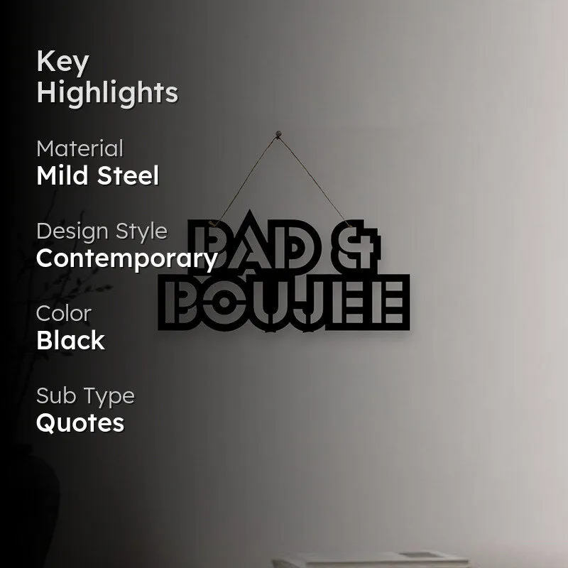 Bad & Boujee Mild Steel Wall Accent media 2