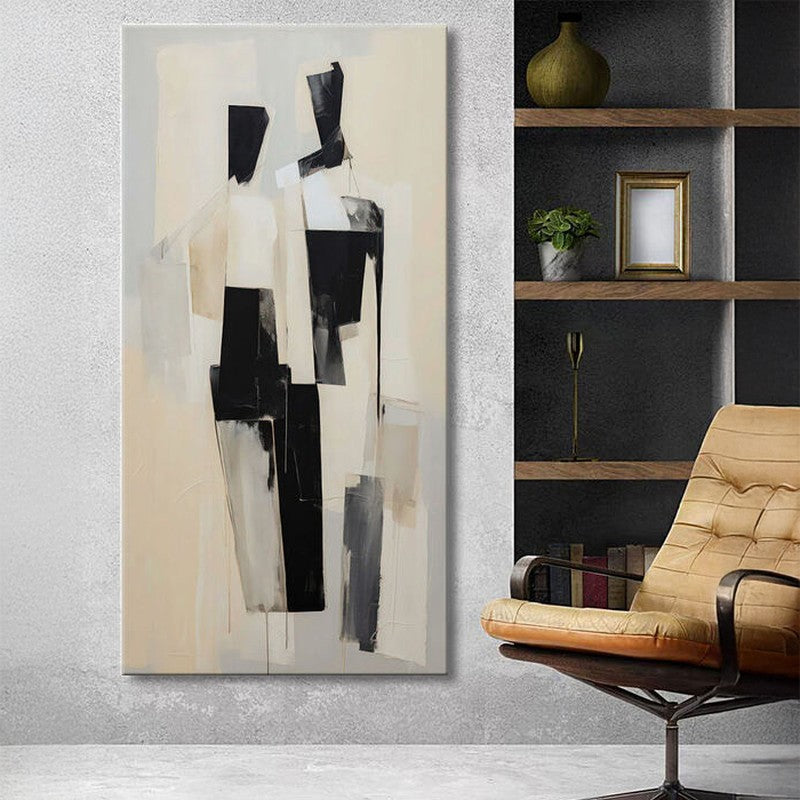 Friends Abstract Wall Painting