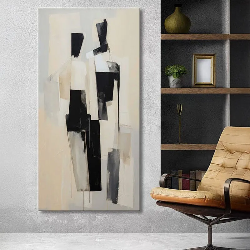 Friends Abstract Wall Painting media 1