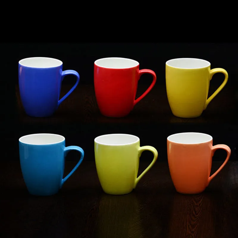 Sellia Porcelain Coffee Mug (300 mL Each) - Set of Six media 1