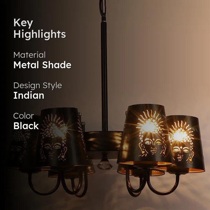 Buddha Viya Etched Ceiling Lamp media 2