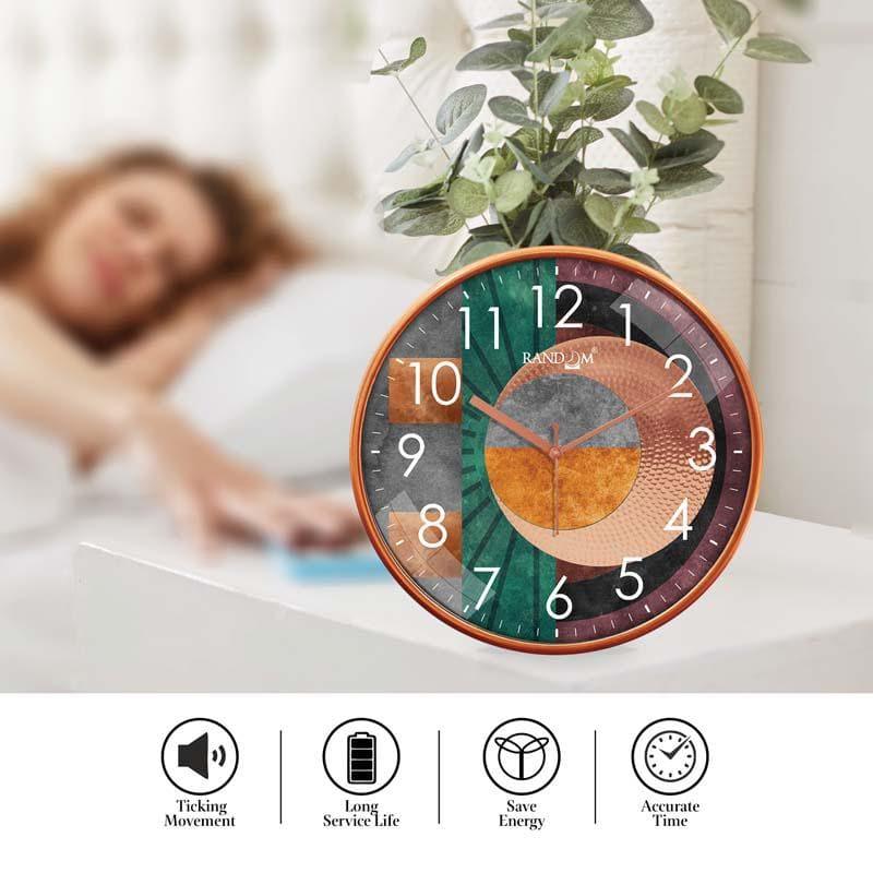 Vibrant Geometry Wall Clock media 4