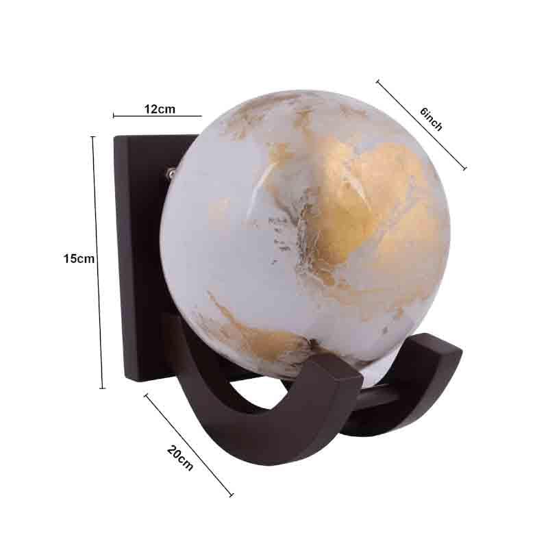 Eclipse Glass & Wooden Wall Lamp media 5