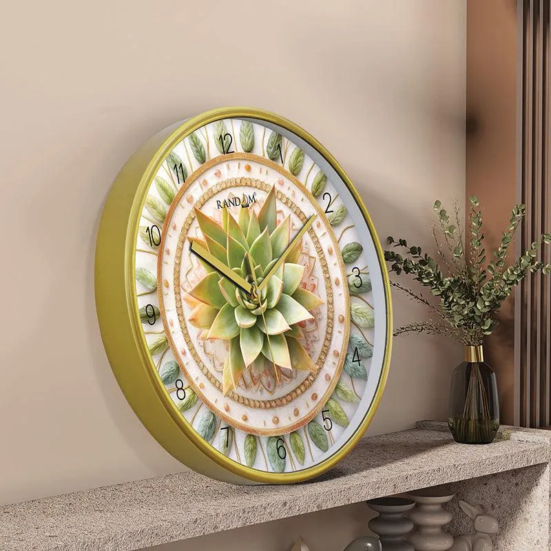 Fern Flow Analog Wall Clock media 3