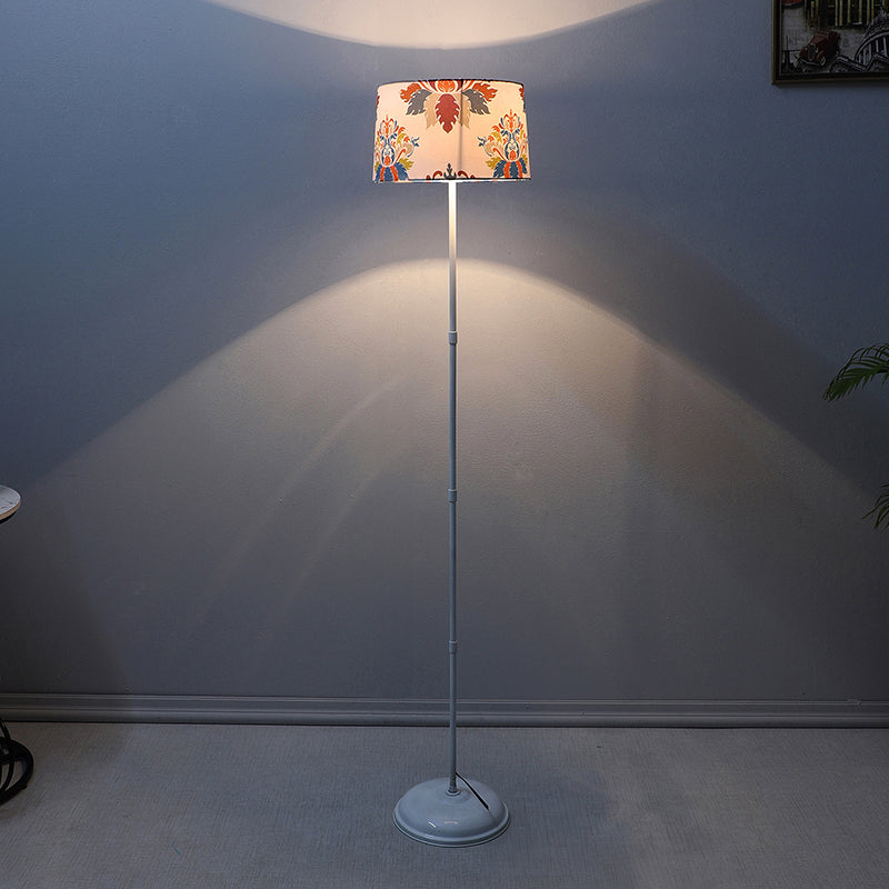 Nordlys Printed Metal Floor Lamp - White