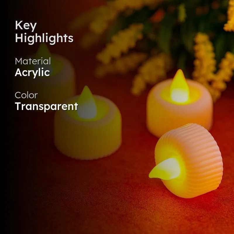LumiAura Flickering Battery Candle - Set Of Four media 2