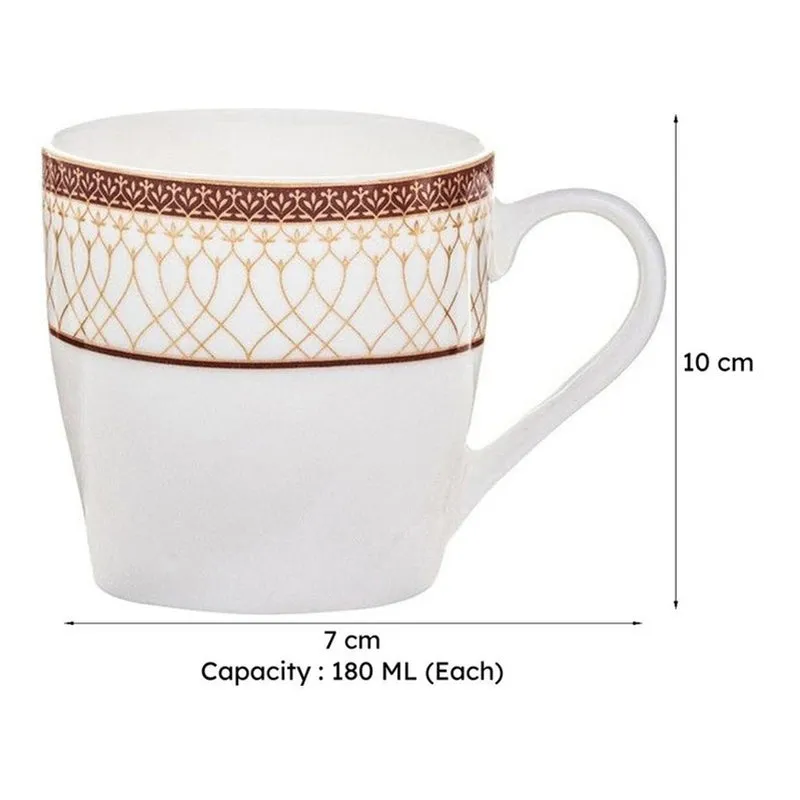 Brew Bone China Tea Cup (180 mL Each) - Set Of Six media 6