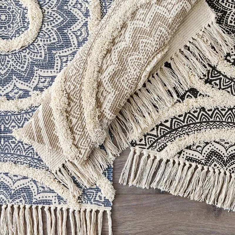 Lensi Floral Cotton Runner Rug media 4