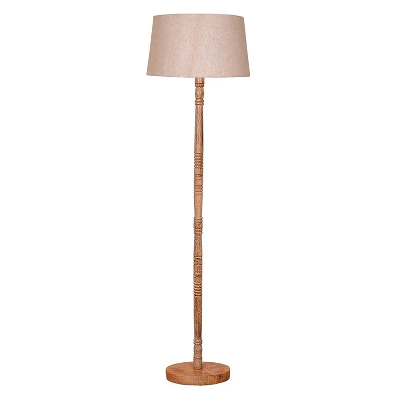 Elfin Neo Wooden Floor Lamp - Beige media 4
