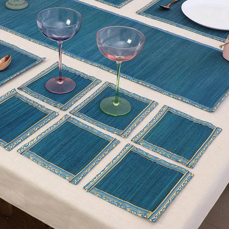 Eco Sip Bamboo Kitchen Linen Set (Blue) - Thirteen Piece Set media 3
