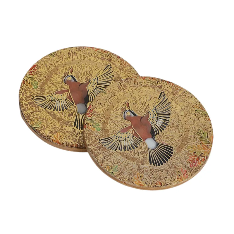 Regal Wings Wooden Coasters - Set Of Two media 3