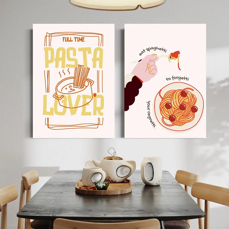 Pasta Passion Wall Art - Set Of Two media 3