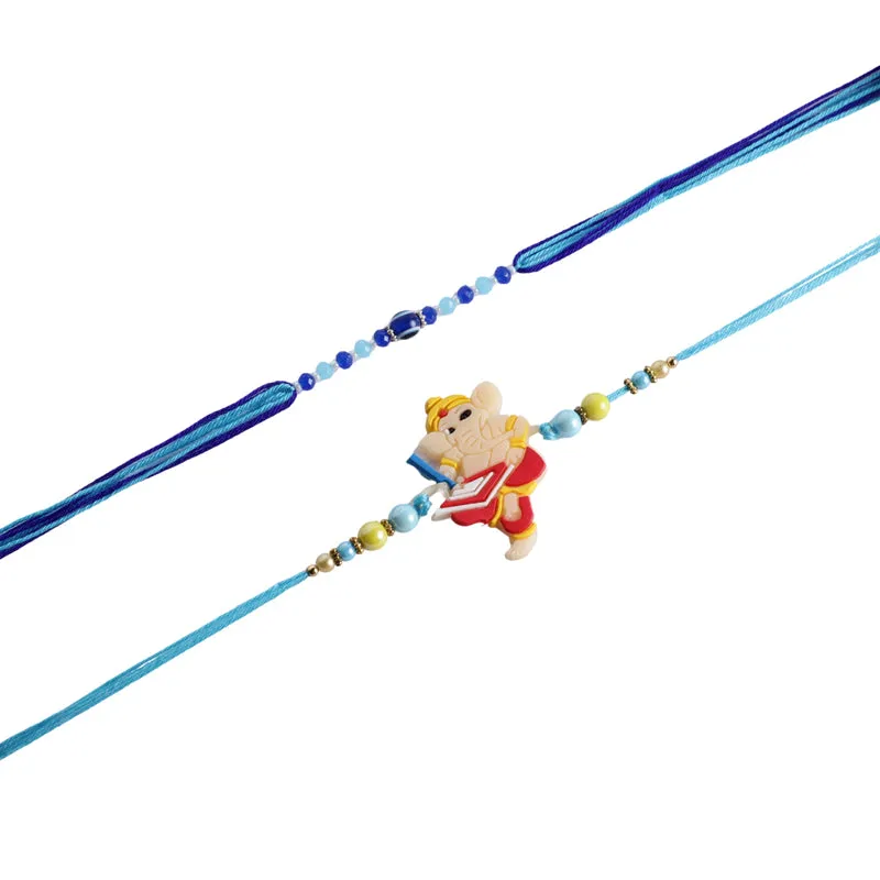 Balavinayaka Rakhi with Roli Chawal - Three Piece Set media 5