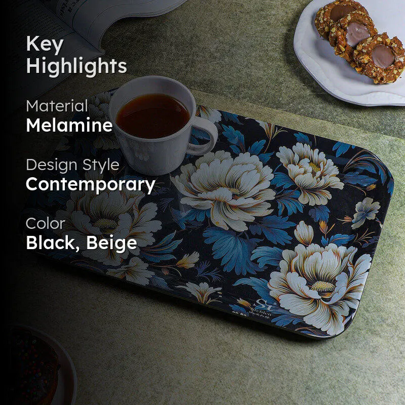 Cliodna Melamine Serving Tray media 2