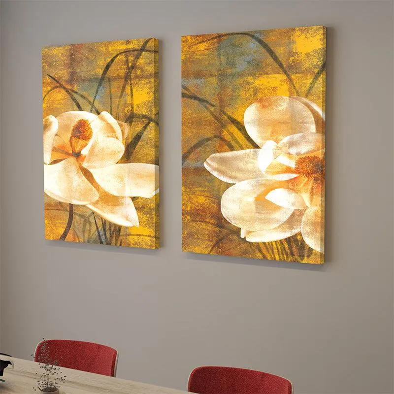 Livo Flora Wall Painting - Set Of Two media 1