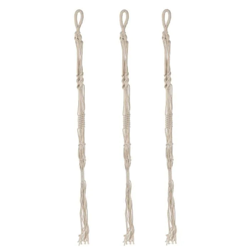 Aylin Macrame Plant Hanger - Set Of Three media 3