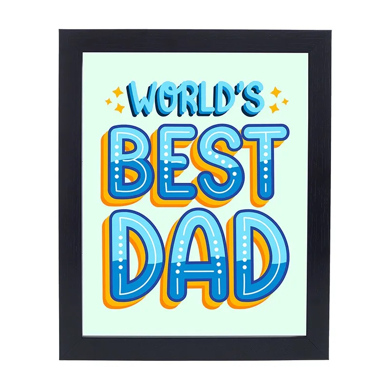 Worlds Best Dad Wall Art media 3