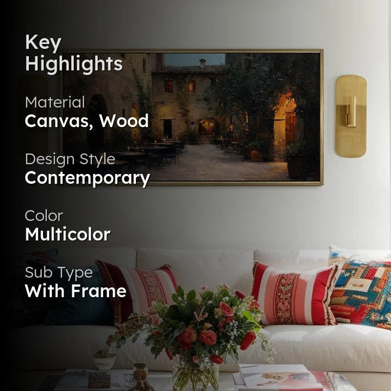 Nightwarm Canvas Wall Painting With Frame media 2
