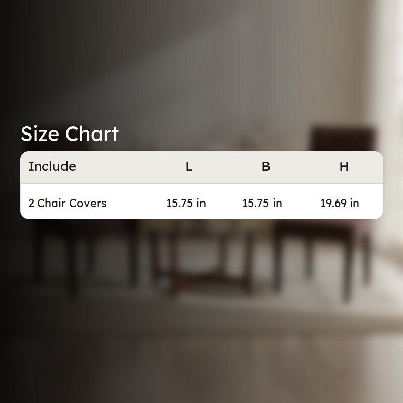 TrendyTrove Fit Chair Cover (Brown) - Set Of Two media 7