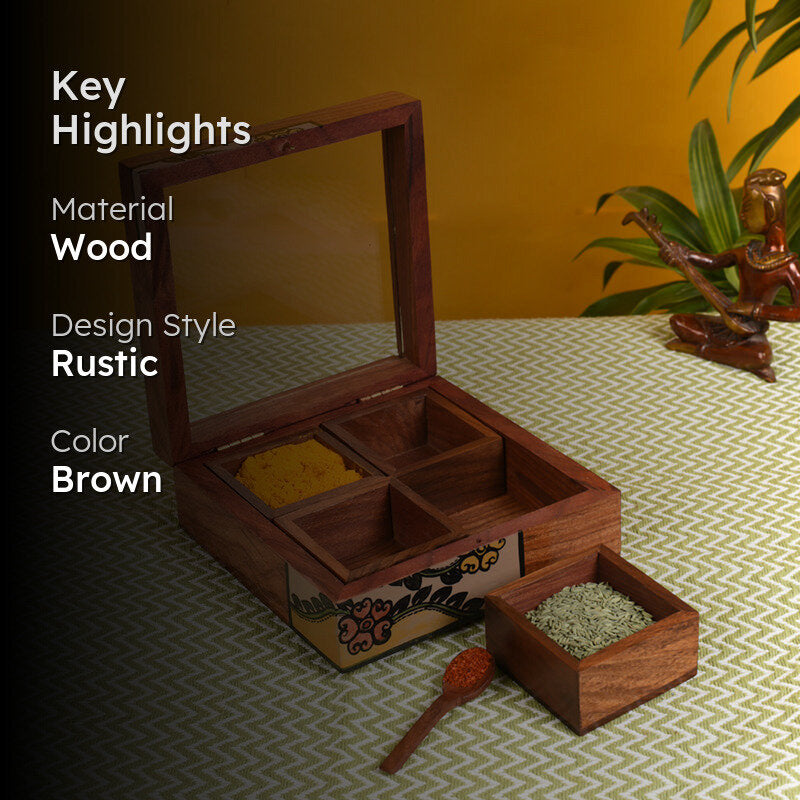 Trimia Handcrafted Spice Box media 2