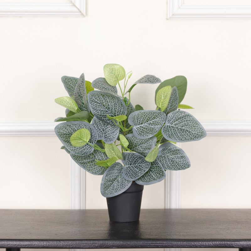 Artificial Nerve Plant With Black Fiber Pot - 1 Feet media 3