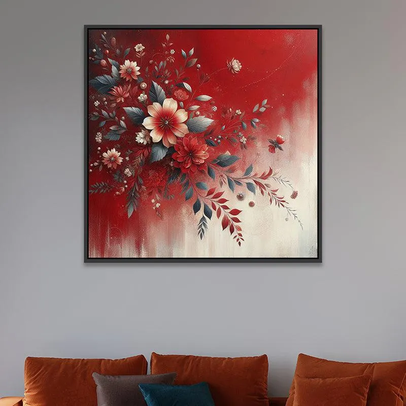 Seasonal Spring Flowers Wall Painting media 4