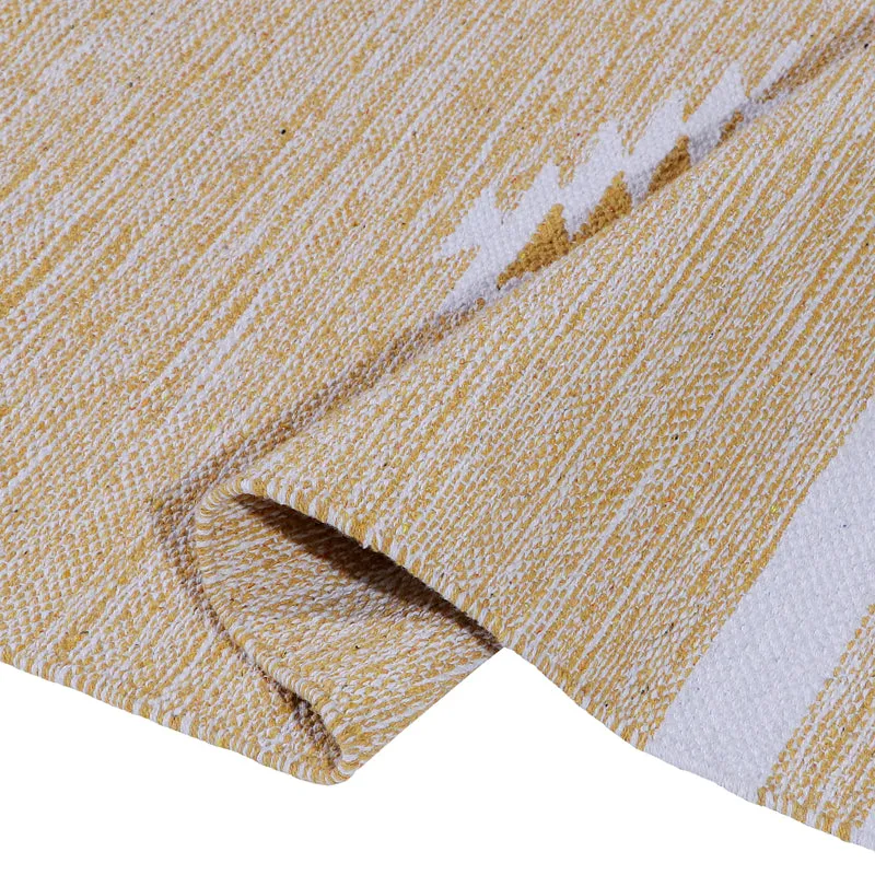 Decoria Cotton Runner Rug - Yellow media 4