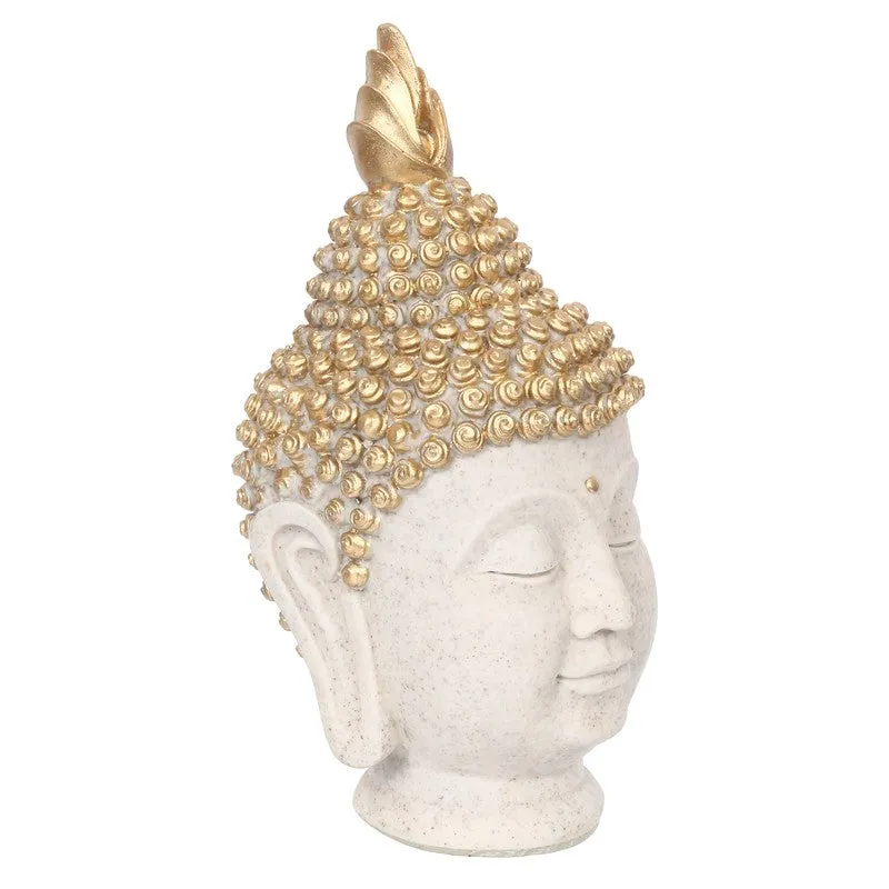 Tranquil Buddha Idol - White media 5