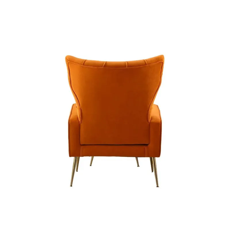 Simplex Neem Wood Lounge Chair (Orange) - Two Piece Set media 5