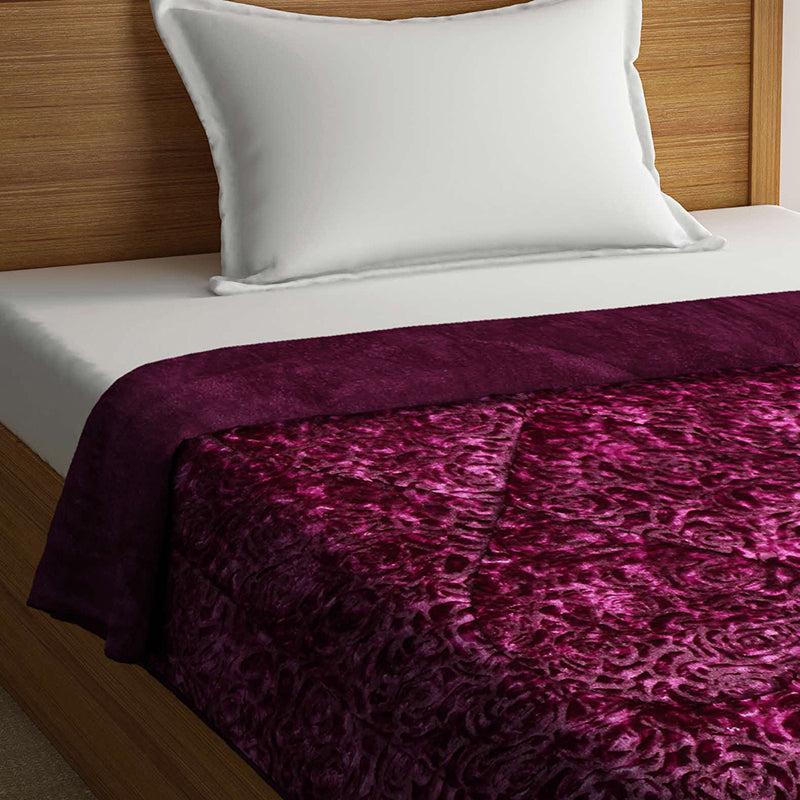 Ranjani Polyester Single Comforter - 950 GSM media 4