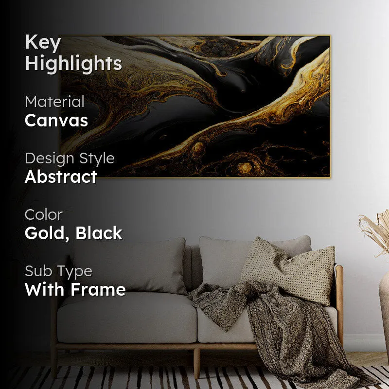 The Glitter Lake Canvas Wall Painting media 2