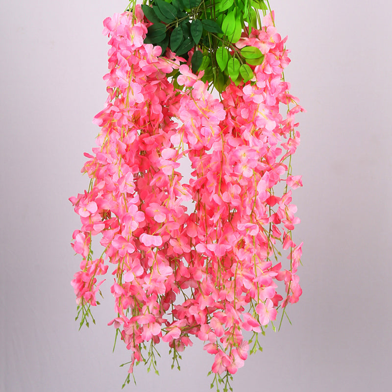 Perenna Artificial Fabric Orchid Bunch - Pink media 3