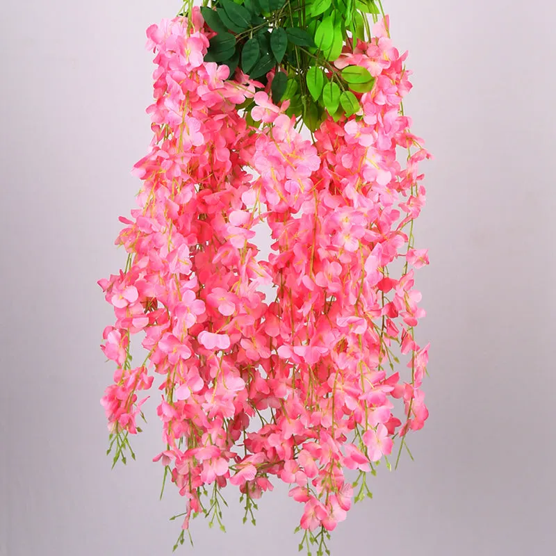 Perenna Artificial Fabric Orchid Bunch - Pink - 3
