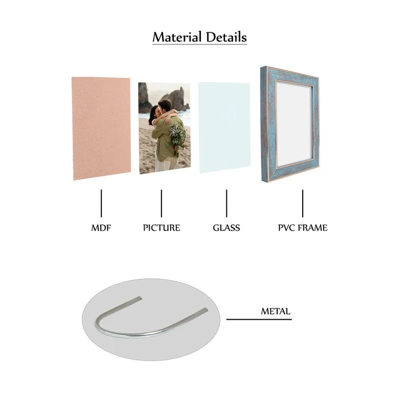 Nova Brushed Photo Frame - Blue & Gold media 8