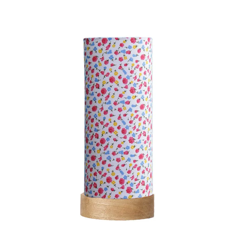 Color Splash Nyra Tower Wooden Table Lamp - Multicolor media 4