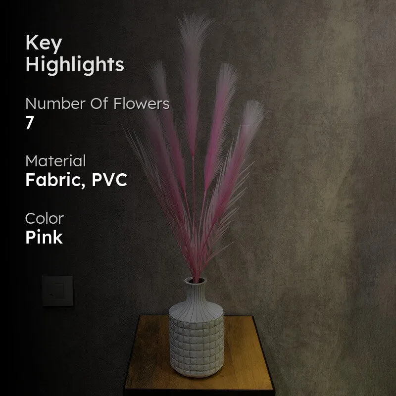 Real Look Artificial Pampas Flower - Pink media 2