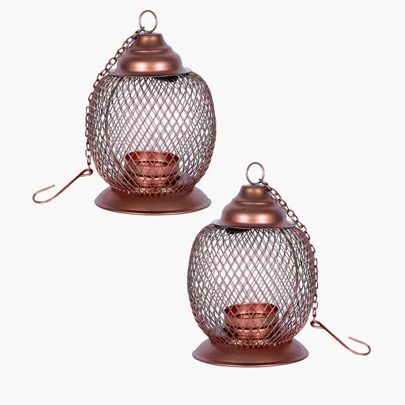 Aura Flick Tea Light Candle Holder (Copper) - Set Of Two media 5