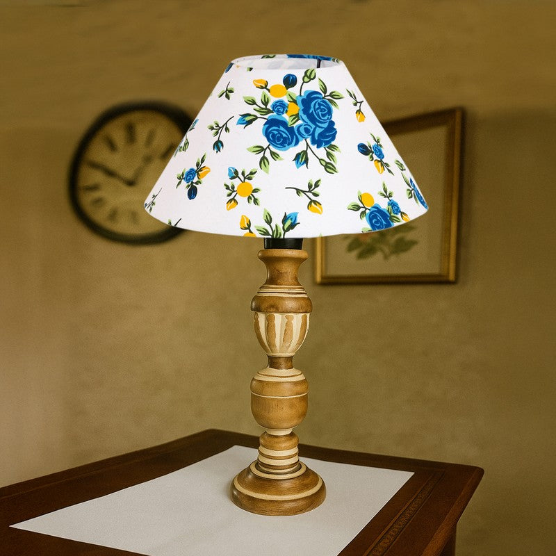 Zenrae Wooden Table Lamp - Multicolor media 4
