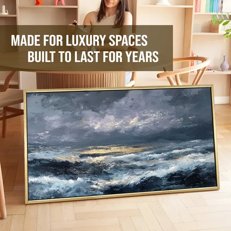 Obsidian Ocean Canvas Wall Art media 6
